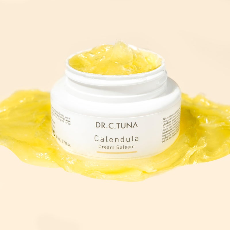 FARMASi Dr. C. Tuna Calendula Cream Balsam, Rich Moisturizing Cream for Dry and Sensitive Skin, with Calendula and Botanical Oils, Soothes and Softens Face and Body, 2.7 fl oz - Image 2